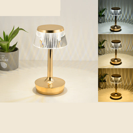 New Net Celebrity Crystal Table Lamp Creative Mushroom Bedside Bedroom